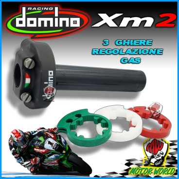 5182.03-02 KIT COMANDO GAS RAPIDO DOMINO RACING XM2 CON 3 GHIERE