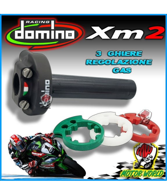 5182.03-02 KIT COMANDO GAS RAPIDO DOMINO RACING XM2 CON 3 GHIERE