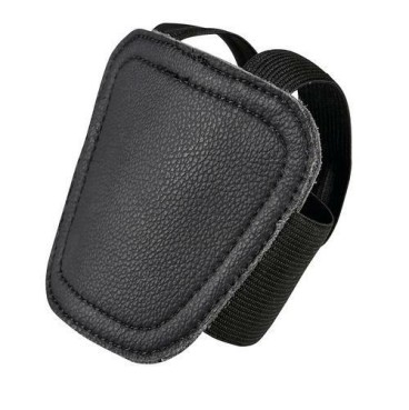 Protezione salvascarpa universale in vera pelle per moto color Nero per lavoro