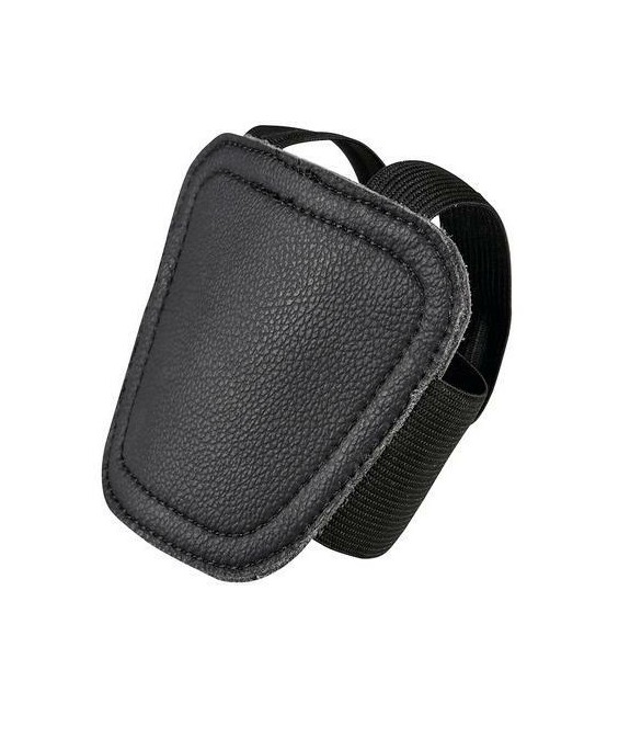 Protezione salvascarpa universale in vera pelle per moto color Nero per lavoro