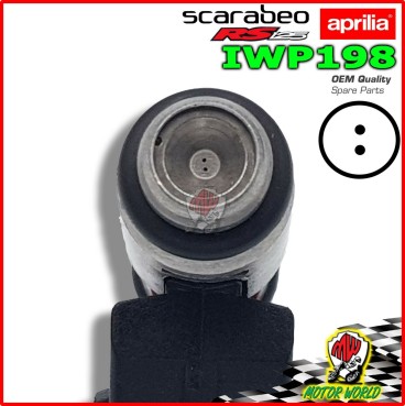 INIETTORE 2 FORI Aprilia RS4 125 2011 2012 2013 2014 2015 2016 2017 IWP198