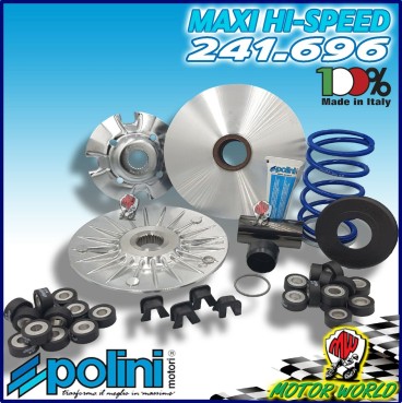 VARIATORE POLINI 241.696 12 RULLI EVOLUTION 3 YAMAHA 500 TMAX 2007 2008 2009