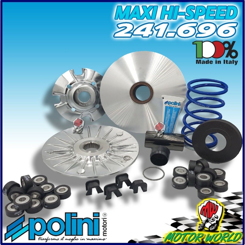 VARIATORE POLINI 241.696 12 RULLI EVOLUTION 3 YAMAHA 500 TMAX 2007 2008 2009