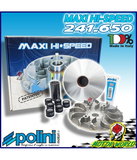241.650 VARIATORE POLINI HI-SPEED HONDA SH 300 i 2006 2007 2008 2009 2010 2011