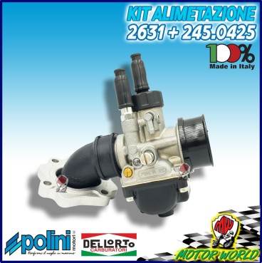 CARBURATORE PHBG 19 DELL'ORTO + COLLETTORE POLINI RIEJU RS SPORT NKD 50 LC