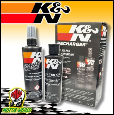 99-5050 K&N KIT PULIZIA RIGENERA FILTRO ARIA 2 FLACONI FILTRI SPORTIVI RACING