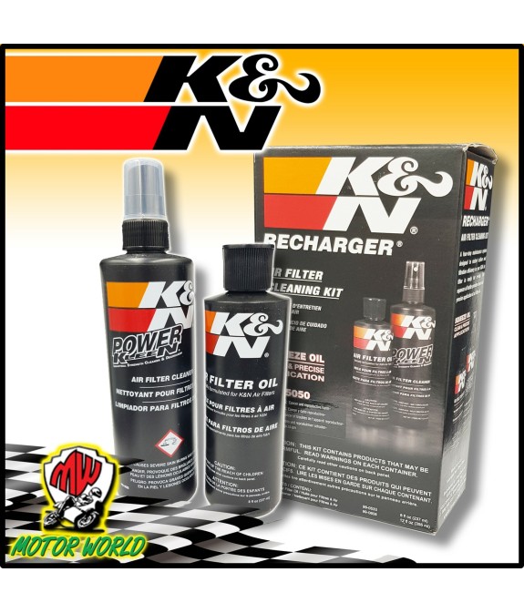 99-5050 K&N KIT PULIZIA RIGENERA FILTRO ARIA 2 FLACONI FILTRI SPORTIVI RACING