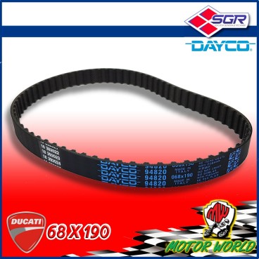 CINGHIA DISTRIBUZIONE 68X190 DAYCO per  DUCATI Supersport IE 750 1999 2000