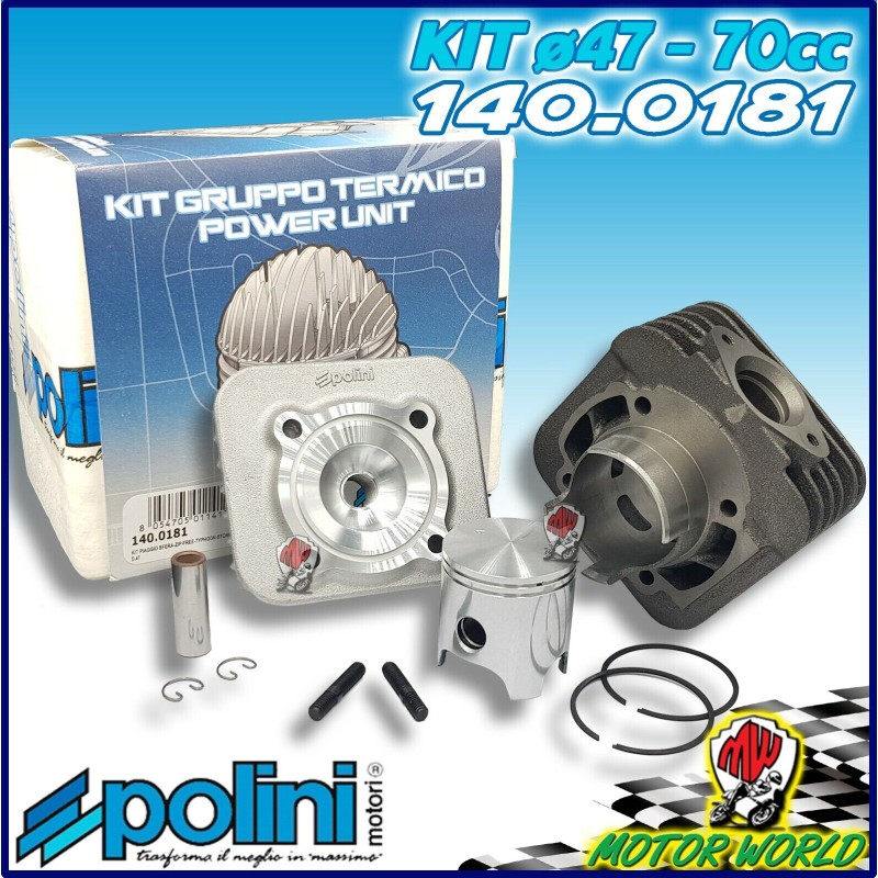 140.0181 GRUPPO TERMICO CILINDRO POLINI PIAGGIO ZIP FREE LIBERTY FLY DIESIS NRG