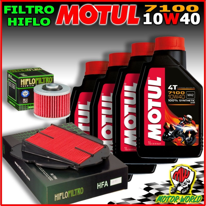 KIT TAGLIANDO OLIO MOTUL 7100 10W40 + FILTRI YAMAHA TDM 900 A ABS2BO 2005 2006