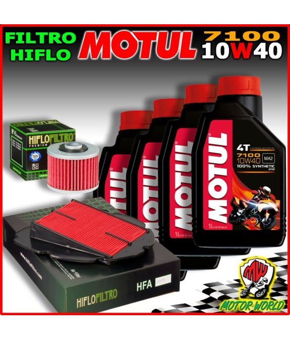 KIT TAGLIANDO OLIO MOTUL 7100 10W40 + FILTRI YAMAHA TDM 900 A ABS2BO 2005 2006