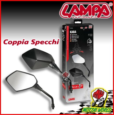 COPPIA SPECCHIETTI SPECCHI KABA NERO OMOLOGATI YAMAHA TRACER 700 900