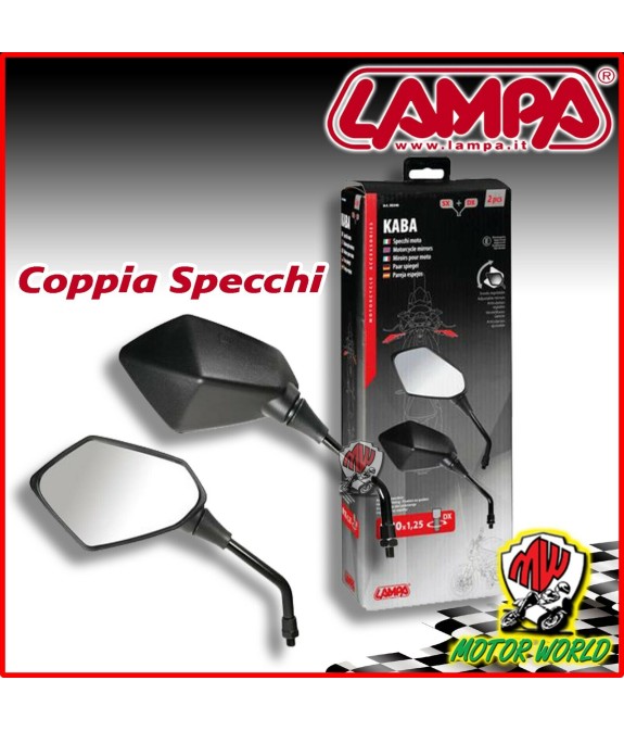 COPPIA SPECCHIETTI SPECCHI KABA NERO OMOLOGATI YAMAHA TRACER 700 900