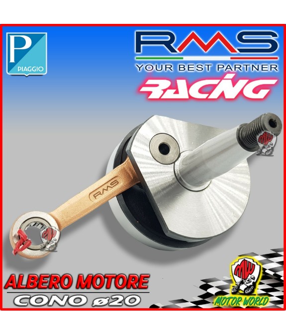 100010240 ALBERO MOTORE RMS PER PIAGGIO 	VESPA HP	50