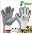 GUANTI DA LAVORO SPALMATI IN NITRILE COTONE PAIA MISURA 9 10