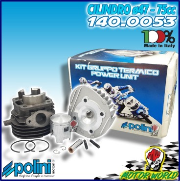 140.0053 CILINDRO IN GHISA D.47 75cc POLINI PIAGGIO VESPA 50 SPECIAL