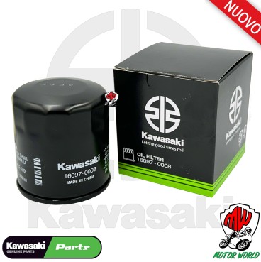 16097 - 0008 FILTRO OLIO ORIGINALE PER Kawasaki KRT 800 Teryx4 2018 2019