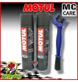 KIT PULIZIA LUBRIFICAZIONE GRASSO CATENA MOTO MOTUL CHAIN LUBE OFF ROAD HONDA HM