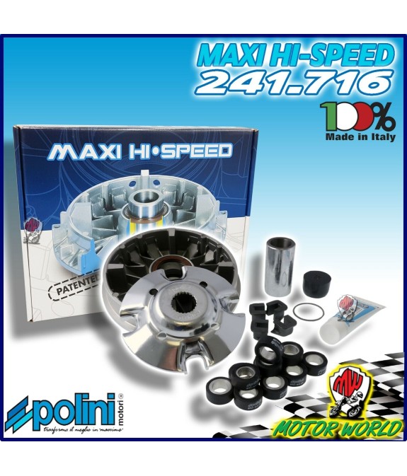 241.716 VARIATORE POLINI HI-SPEED 12 RULLI KYMCO X CITING 400 i 2015
