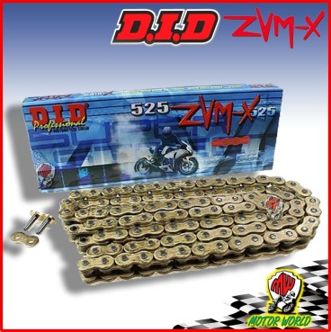CATENA TRASMISSIONE DID 525 ZVMX G&G GOLD 120 MAGLIE KTM 1190 ADVENTURE R ABS 15