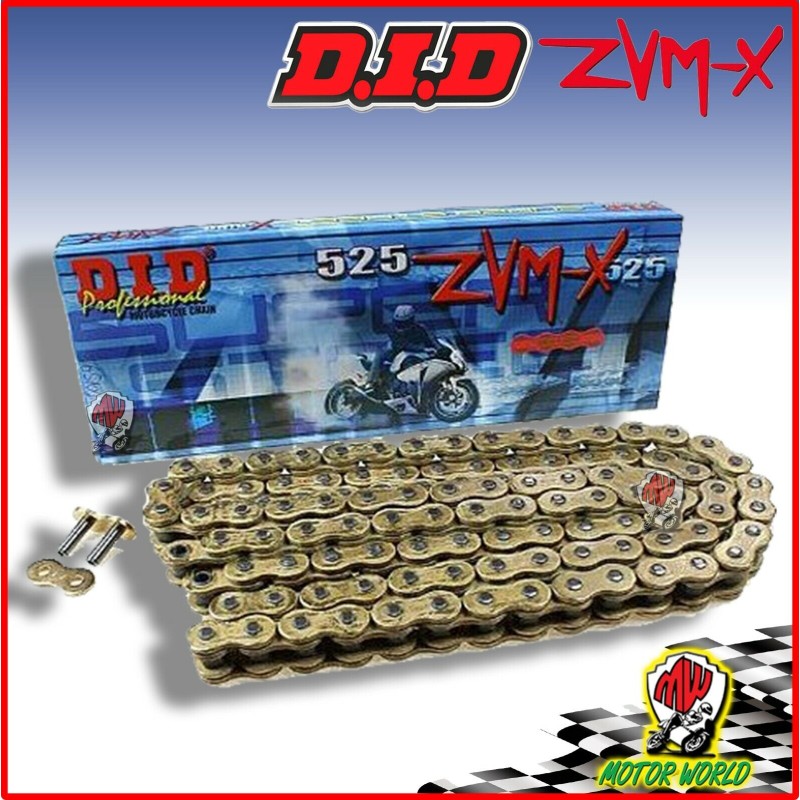 CATENA TRASMISSIONE DID 525 ZVMX G&G GOLD 120 MAGLIE KTM 1190 ADVENTURE R ABS 15