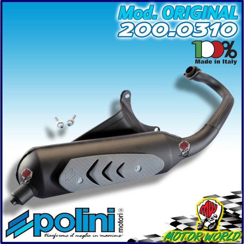 200.0310 MARMITTA POLINI ORIGINAL OMOLOGATA PIAGGIO TYPHOON 50 2010