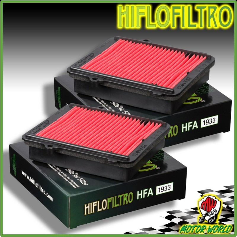 HFA1933 COPPIA FILTRI ARIA HIFLO HONDA CRF 1000 Africa Twin DCT 2018 2019
