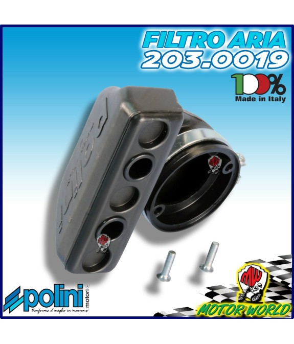 203.0019 FILTRO ARIA POLINI D.19 PIAGGIO VESPA 125 PRIMAVERA 2T