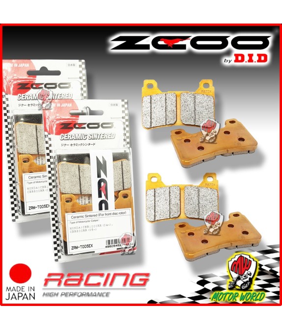 45T00500 PASTIGLIE FRENO ANTERIORI CERAMICA ZCOO HONDA VFR 800 F 2017 2018