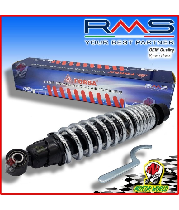 AMMORTIZZATORE POSTERIORE RMS RINFORZATO REGOLABILE VESPA LX 4T TOURING 125 2011