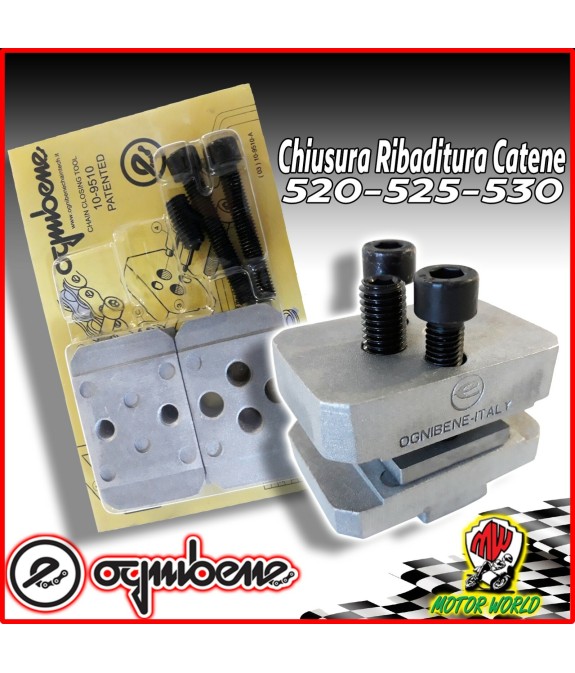 Attrezzo Chiusura Ribaditura Catene 5/8 passo 415 420 520 525 530 UNIVERSALE