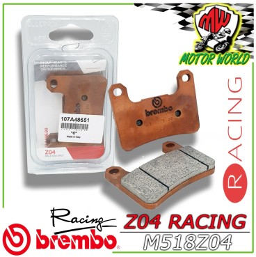 BREMBO PASTIGLIE FRENO ANTERIORI Z04 M518Z04 RACING SUZUKI R2 INTRUDER 1800 2009