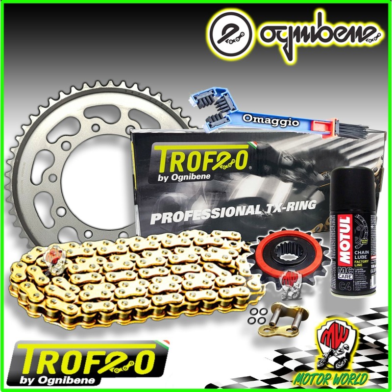 TRASMISSIONE CATENA TROFEO CORONA PIGNONE -1 DUCATI SUPERSPORT 800 S - SS 2003