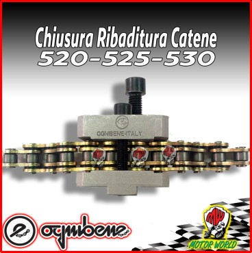 Attrezzo Chiusura Ribaditura Catene 5/8 passo 415 420 520 525 530 UNIVERSALE