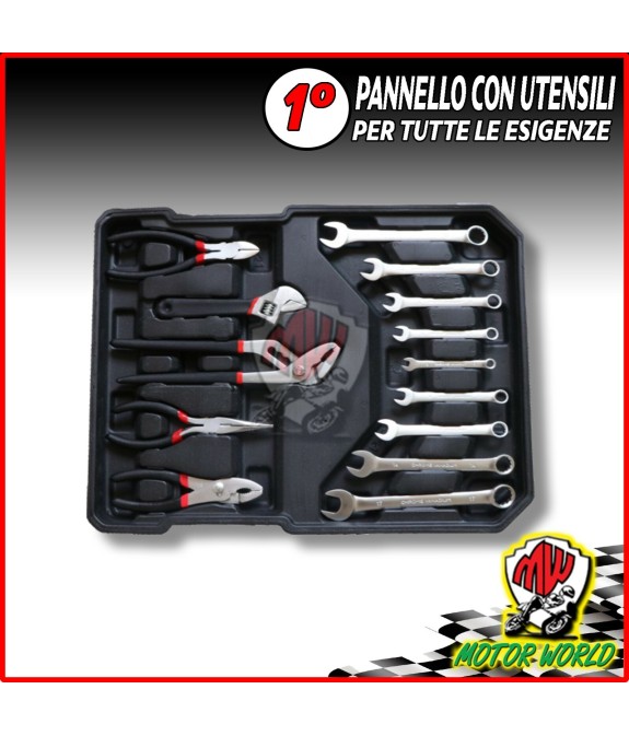IDEA REGALO NATALE CASSETTA ATTREZZI TROLLEY VALIGIA VALIGETTA PORTA UTENSILI