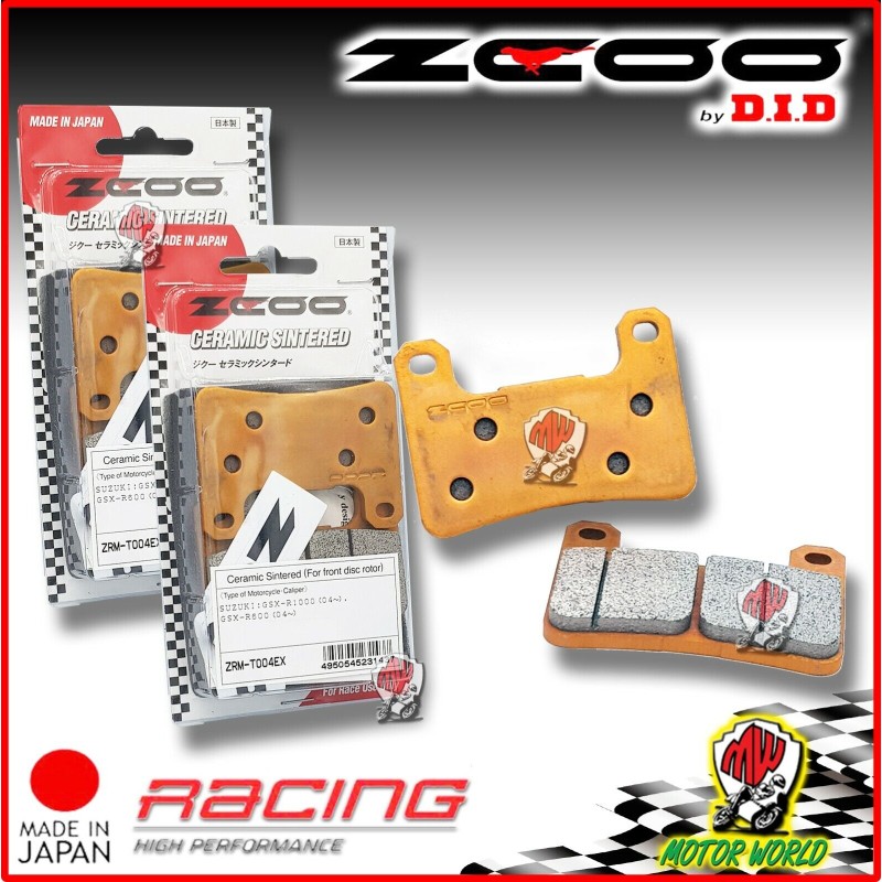 45T00400 PASTIGLIE FRENO ANTERIORI CERAMICA ZCOO DID