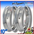 KIT 2 CERCHI LEGA 3.00-10 / 3.50-10 CROMATI VESPA 50 SPECIAL HP PK XL ET3