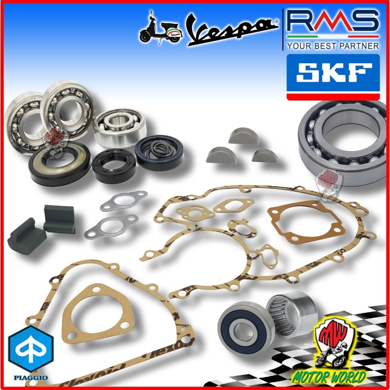 KIT REVISIONE MOTORE PIAGGIO VESPA PK 50 XL CUSICNETTI PARAOLI GUARNIZIONI
