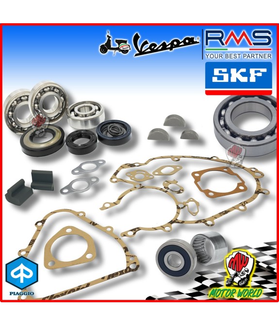 KIT REVISIONE MOTORE PIAGGIO VESPA PK 50 XL CUSICNETTI PARAOLI GUARNIZIONI