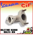 COLLETTORE SCARICO MAGGIORATO CON FORO DIAM. 8 per VESPA PRIMAVERA, PK, ET3, HP