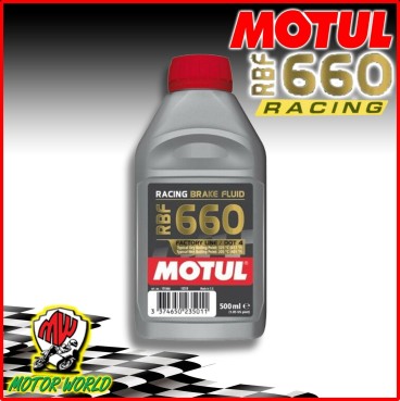 Olio Freni Motul RBF 660 DOT 4 FL Racing Fluido Auto e Moto 100% Sintetico 500ml
