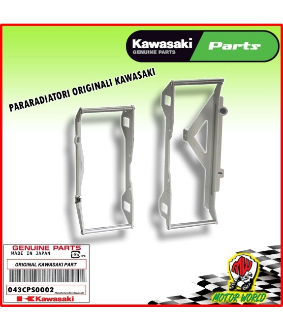 PROTEZIONE PARARADIATORI COPRI RADIATORI ORIGINALI KAWASAKI KLX 450 R 2010