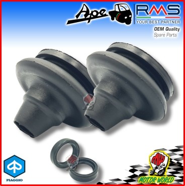 KIT 2 Cuffie + 2 Paraolio Tenuta Olio Semiasse PIAGGIO APE CLASSIC 400