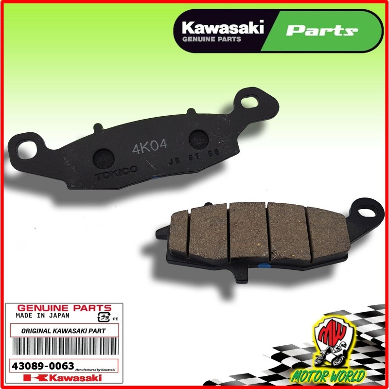 PASTIGLIE FRENO POSTERIORI ORGANICHE ORIGINALI  SUZUKI INTRUDER 1600	2005