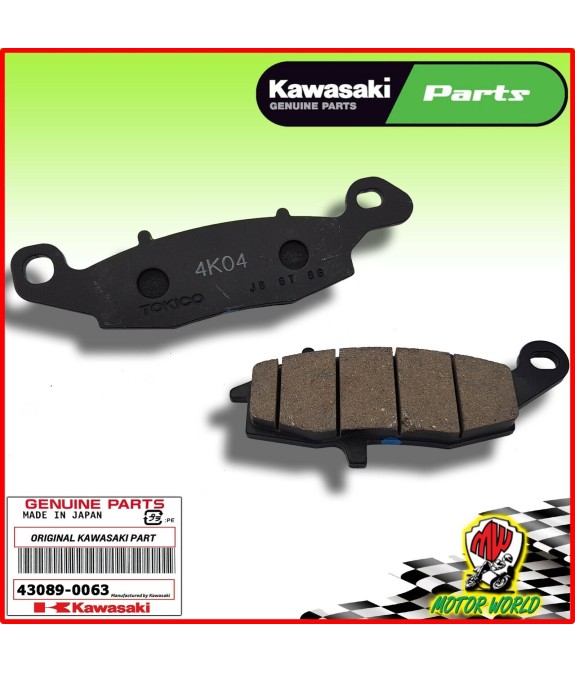 PASTIGLIE FRENO POSTERIORI ORGANICHE ORIGINALI  SUZUKI INTRUDER 1600	2005