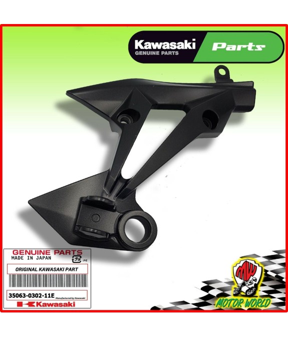 SUPPORTO PEDANA POSTERIORE DESTRA ORIGINALE KAWASAKI Z 750 ABS 2010