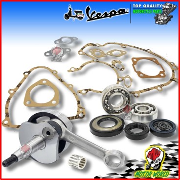 ALBERO MOTORE CONO Ø20 CUSCINETTI PARAOLI VESPA PK 50 XL RUSH HP N MODIFICA 130