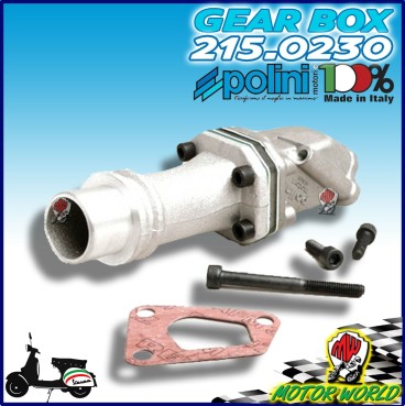 COLLETTORE ASPIRAZIONE POLINI MONOLAMELLARE Ø 24 mm. A 3 FORI VESPA 50 PK