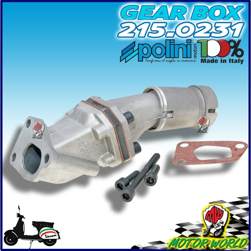 Ansaugstutzen für Vespa PK XL Membran Polini 3 Loch für SHB 19/19 PKXL2 PKXL1