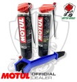KIT PULIZIA LUBRIFICAZIONE GRASSO CATENA MOTO MOTUL CHAIN LUBE RACING DUCATI